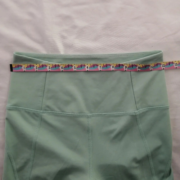 Girlfriend Collective Compressive High Rise  Leggings 28" in Mint Green Small - Picture 13 of 16